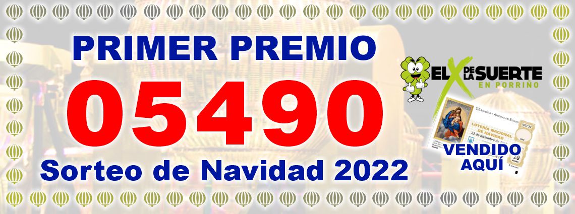 Premio Lotería de Navidad 2022